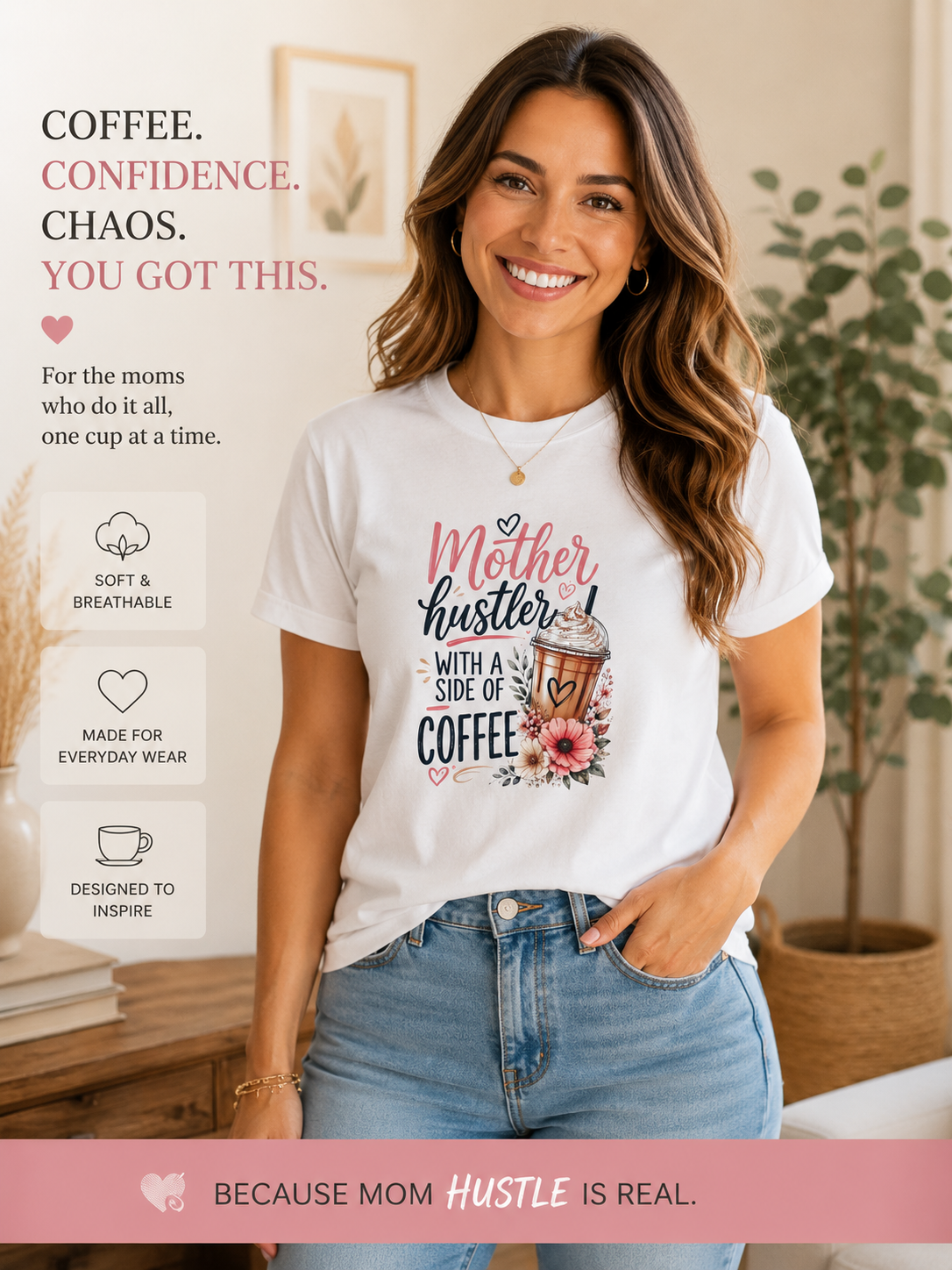 Mother Hustler Coffee Graphic Tee