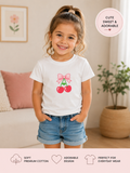 Cherry Bow Girls Graphic Tee